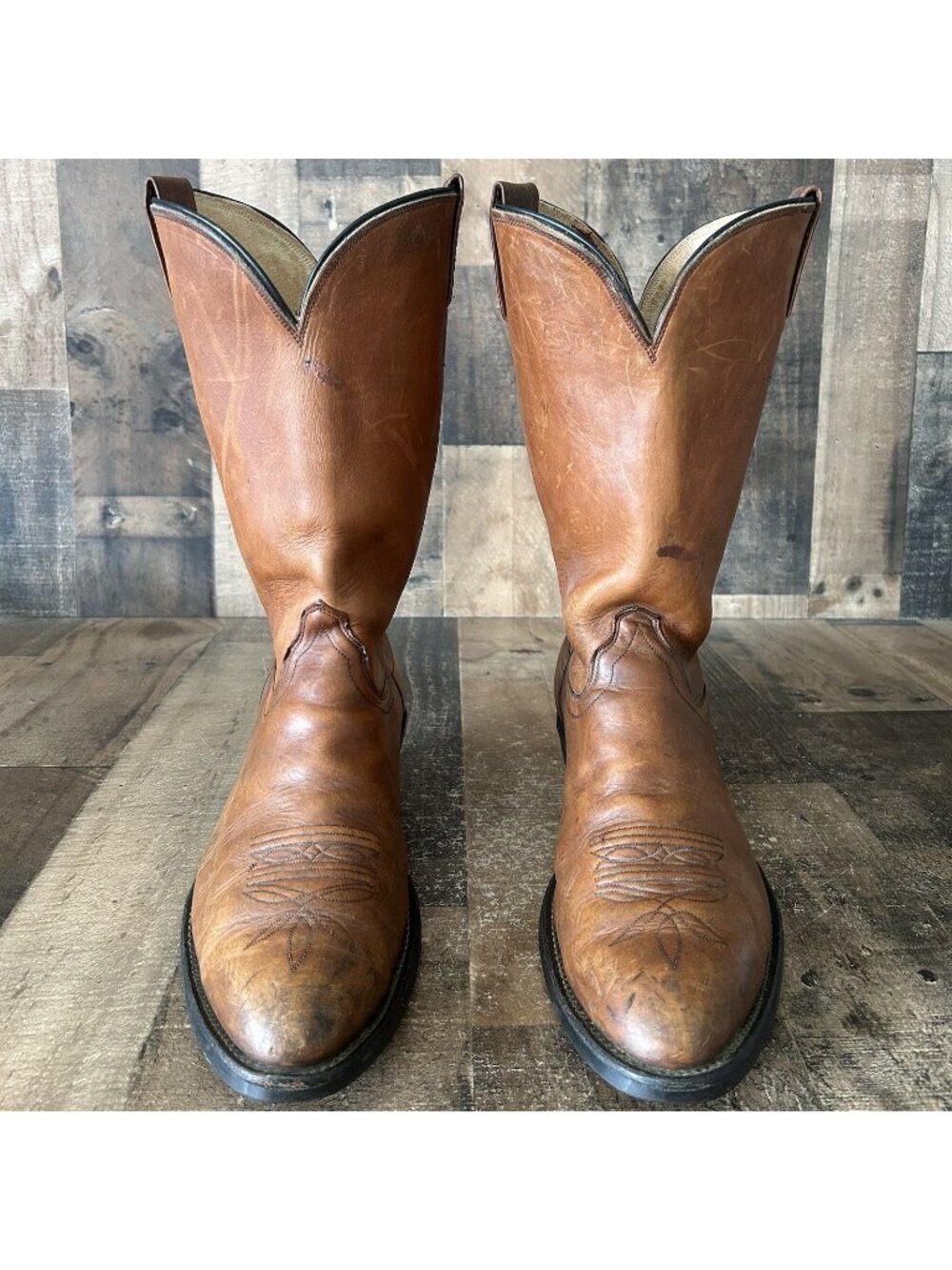 Olathe 5090 Vintage Non-Slip Western Cowboy Boots Mens 11.5 E